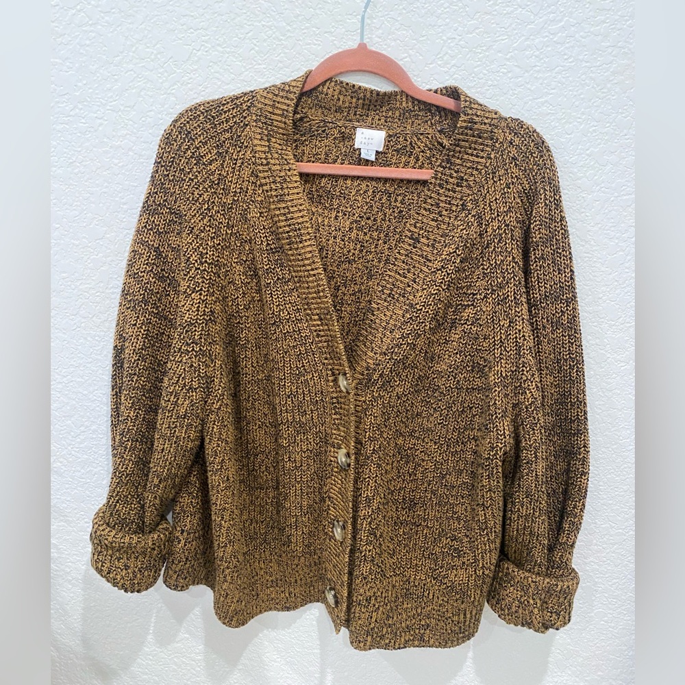 Oversized Cable Cardigan